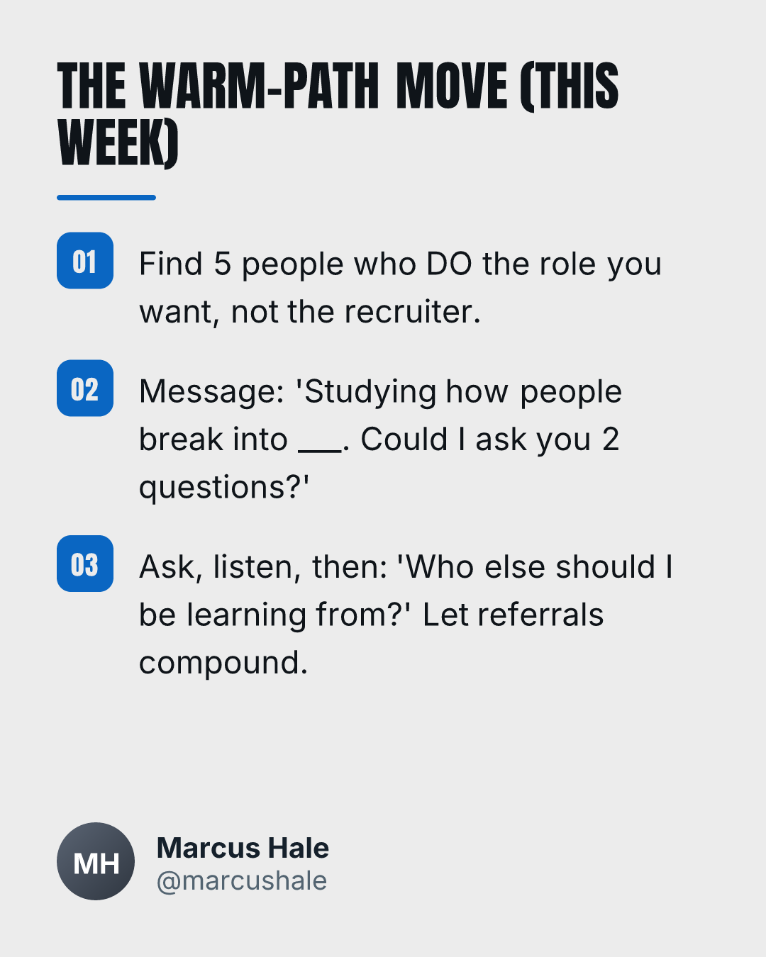 Career coach carousel, slide 4 of 6 (list card)