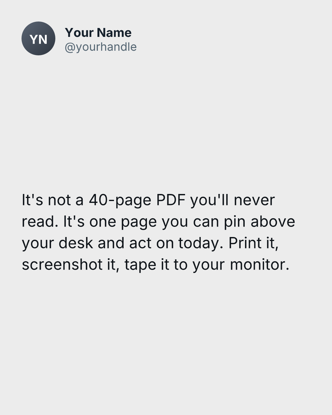 Opt-in freebie template, slide 4 of 5 (card)